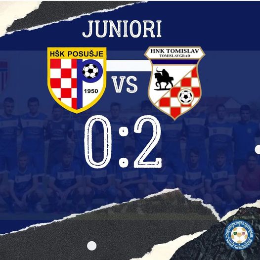 [VELIKA POBJEDA JUNIORA PROTIV POSUŠJA]🔵⚪